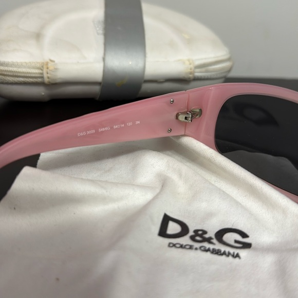 D&G White and Pink Sunglasses Y2K USED main image 12